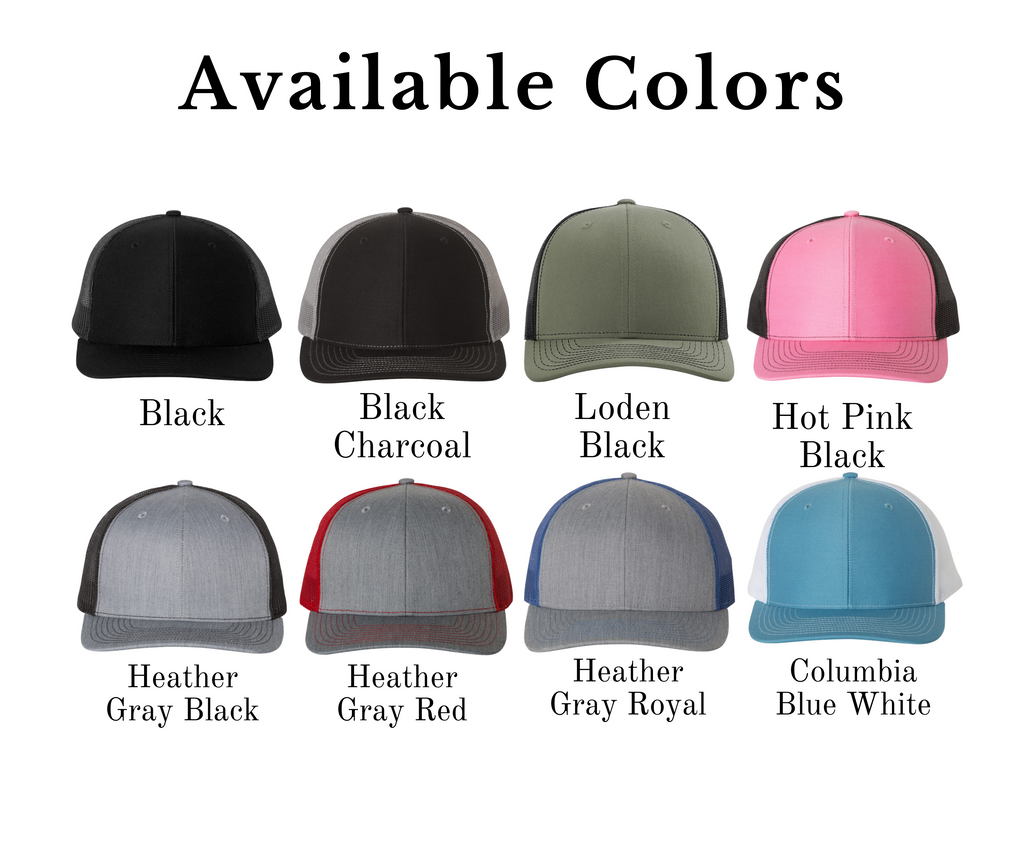 Classic embroidered hats